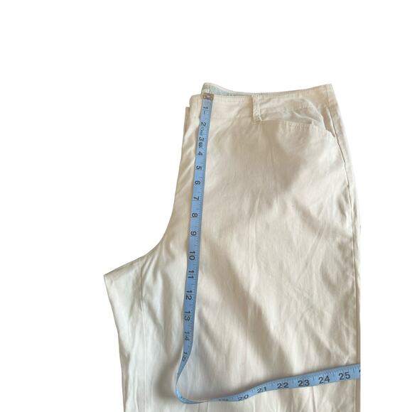 J. Jill Live in Chino Khaki Tan Casual Straight Leg Trouser‎ Pants Size 14 Tall - Picture 10 of 12